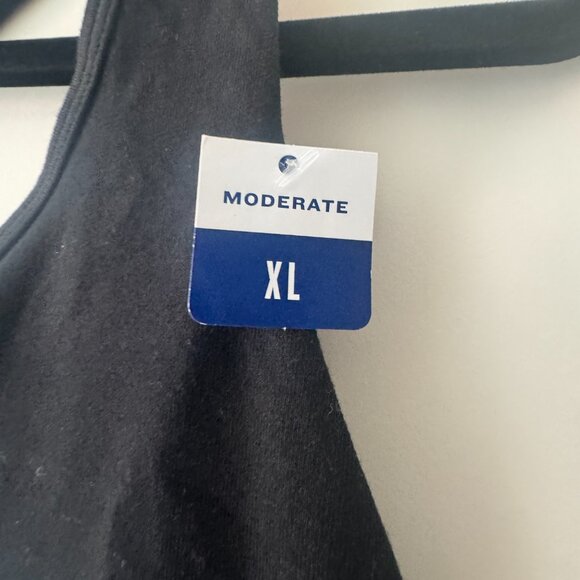 Champion Women's The Authentic Script Logo Sports Bra Black XL NWT - Picture 5 of 9